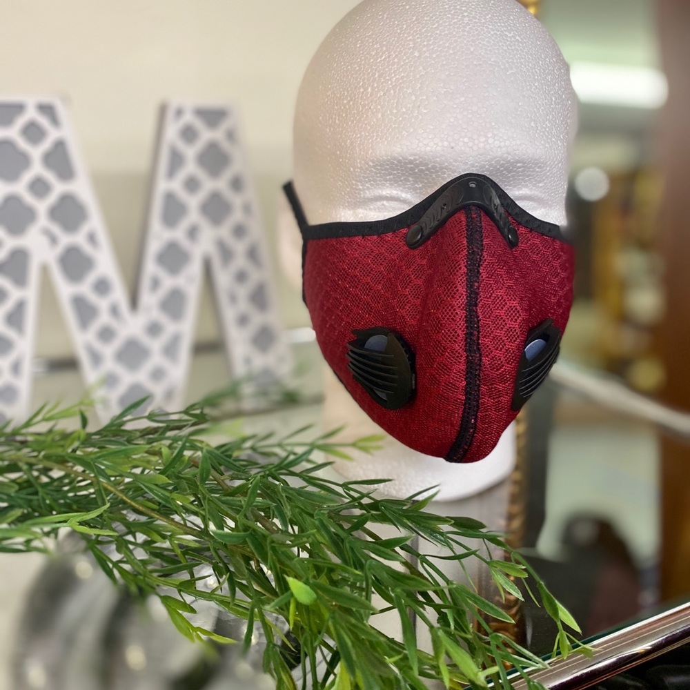 Breathable cycling face masks